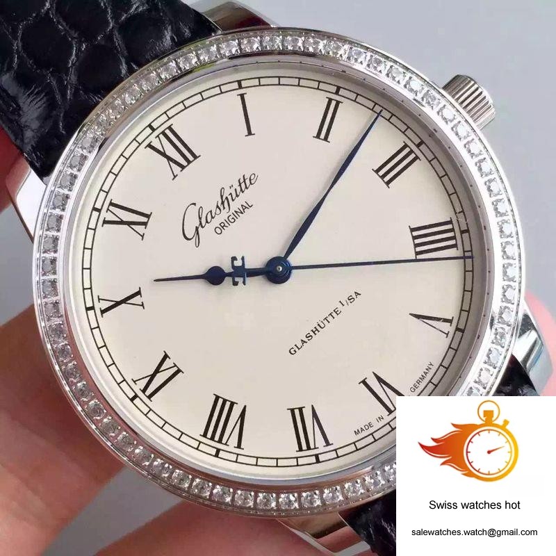 Glashutte Original Senator Excellence V4 1-39-52-01-02-04 FK Factory Diamond Bezel White Dial 4 Glashutte Original Senator Excellence V4 1-39-52-01-02-04 FK Factory Diamond Bezel White Dial 4