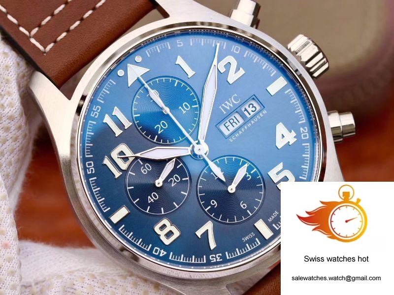 IWC Pilot Chronograph Edition Le Petit Prince IW377714 ZF Factory Blue Dial 4 IWC Pilot Chronograph Edition Le Petit Prince IW377714 ZF Factory Blue Dial 4