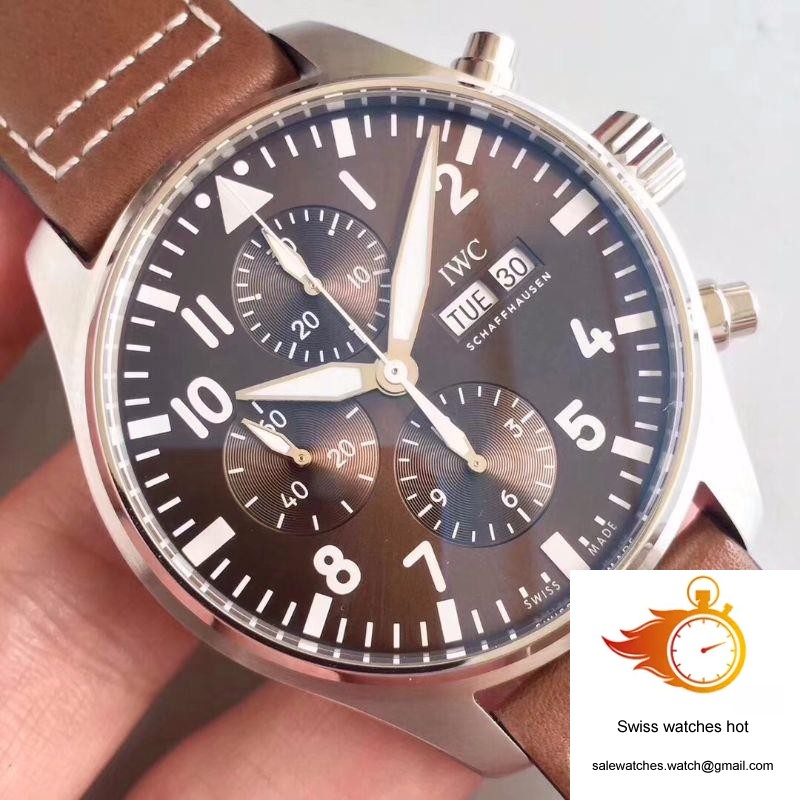 IWC Pilot Chronograph Edition Le Petit Prince IW377713 ZF Factory Chocolate Dial 4 IWC Pilot Chronograph Edition Le Petit Prince IW377713 ZF Factory Chocolate Dial 4