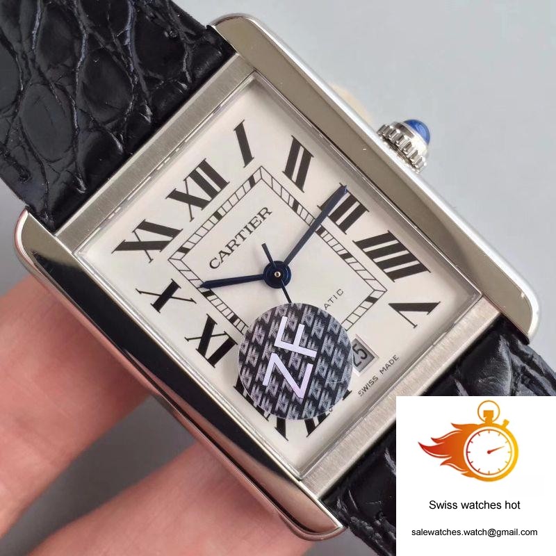 Cartier Tank Solo XL Automatic W5200027 ZF Factory White Dial 4 Cartier Tank Solo XL Automatic W5200027 ZF Factory White Dial 4