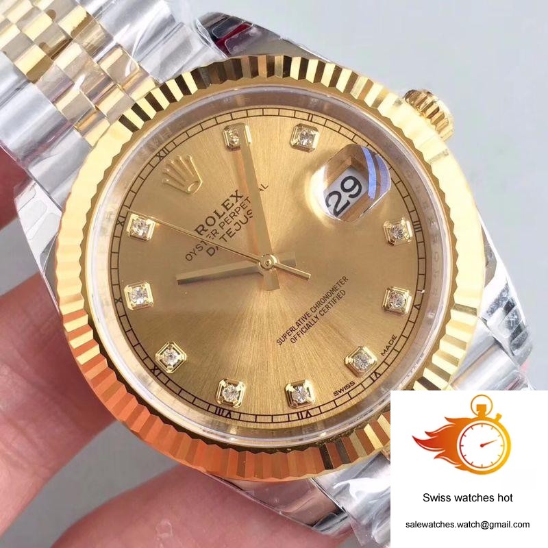 Rolex Datejust II M126333-0012 41MM EW Factory Champagne Dial 4 Rolex Datejust II M126333-0012 41MM EW Factory Champagne Dial 4