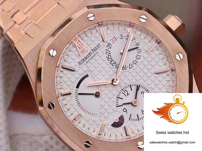Audemars Piguet Royal Oak GMT 41MM 26120 TWA Factory White Dial 4 Audemars Piguet Royal Oak GMT 41MM 26120 TWA Factory White Dial 4