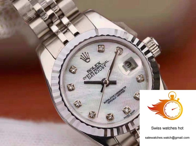 Rolex Lady Datejust 28MM White Dial 4 Rolex Lady Datejust 28MM White Dial 4