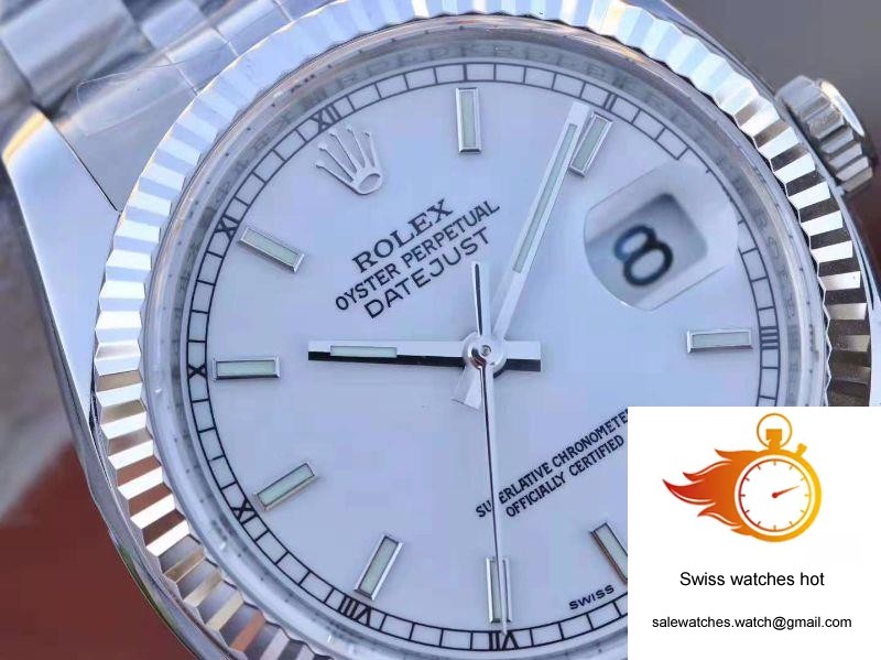 Rolex Datejust 116234 36mm AR Factory White Enamel Dial 4 Rolex Datejust 116234 36mm AR Factory White Enamel Dial 4
