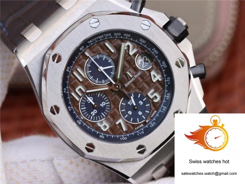 Audemars Piguet Royal Oak Offshore 26470ST.OO.A099CR.01 JF Factory Brown Dial 4 Audemars Piguet Royal Oak Offshore 26470ST.OO.A099CR.01 JF Factory Brown Dial 4