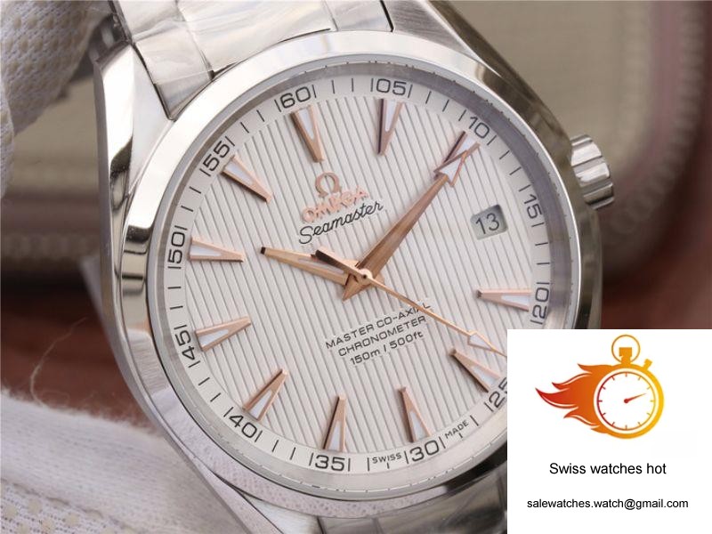 Omega Seamaster Aqua Terra 231.13.42.21.02.003 VS Factory White Dial 4 Omega Seamaster Aqua Terra 231.13.42.21.02.003 VS Factory White Dial 4