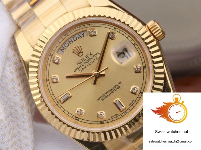 Rolex Day-Date II 218238 40MM EW Factory 18K Yellow Gold Dial 4 Rolex Day-Date II 218238 40MM EW Factory 18K Yellow Gold Dial 4