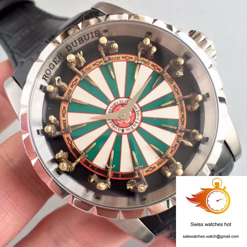 Roger Dubuis Excalibur RDDBEX0398 Green White Table Dial 4 Roger Dubuis Excalibur RDDBEX0398 Green White Table Dial 4
