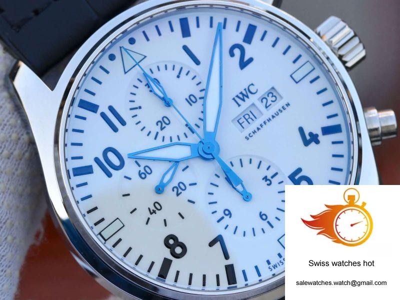 IWC Pilot Chronograph IW377725 ZF Factory White Dial 4 IWC Pilot Chronograph IW377725 ZF Factory White Dial 4