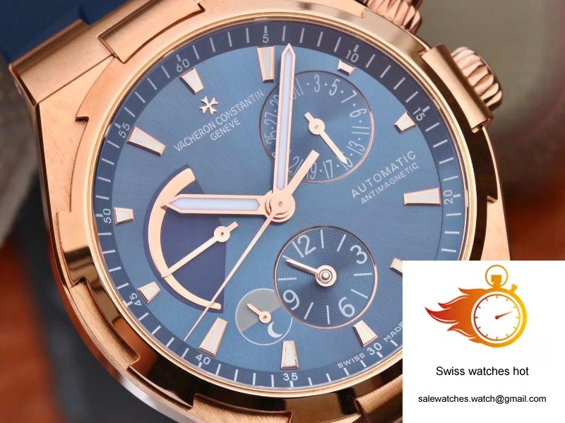 Vacheron Constantin Overseas 44mm TWA Factory 18K Rose Gold Blue Dial 4 Vacheron Constantin Overseas 44mm TWA Factory 18K Rose Gold Blue Dial 4