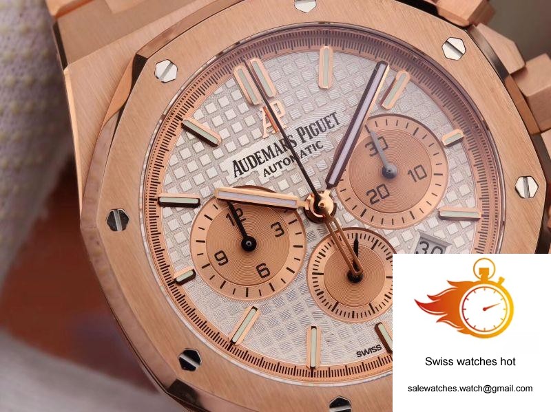 Audemars Piguet Royal Oak Chronograph 26315OR.OO.1256OR.01 OM Factory White Dial 4 Audemars Piguet Royal Oak Chronograph 26315OR.OO.1256OR.01 OM Factory White Dial 4