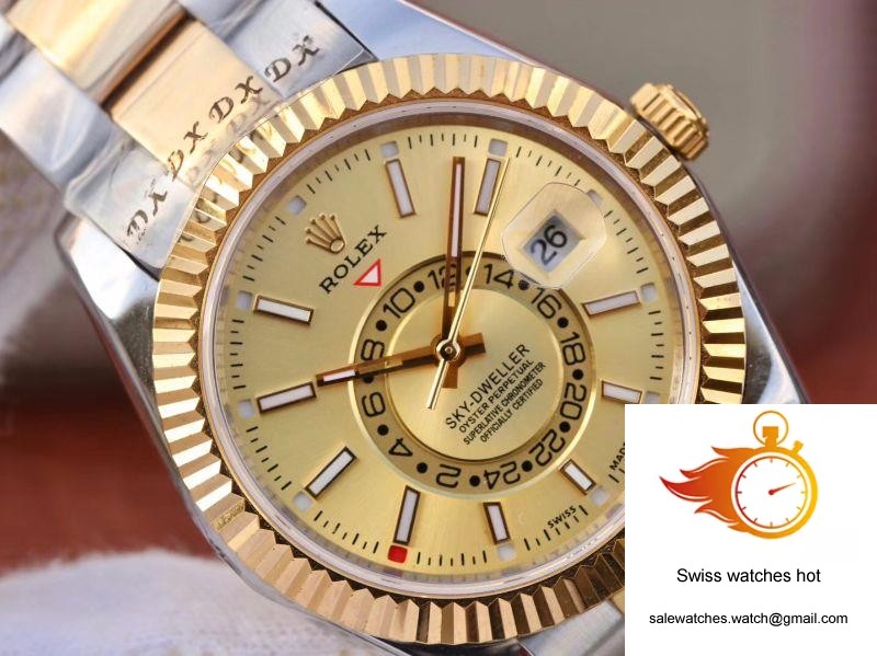 Rolex SKY-DWELLER 326938-72418 Gold Dial 4 Rolex SKY-DWELLER 326938-72418 Gold Dial 4