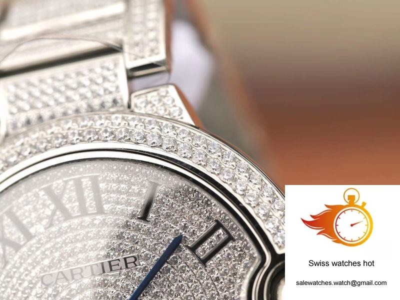 Ballon Bleu De Cartier WE9009Z3 42mm TW Factory Silver Diamond Dial 4 Ballon Bleu De Cartier WE9009Z3 42mm TW Factory Silver Diamond Dial 4
