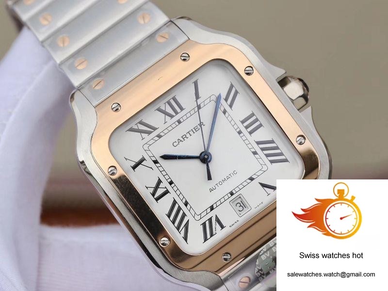 Cartier De Santos W2SA0006 BV Factory White Dial 4 Cartier De Santos W2SA0006 BV Factory White Dial 4