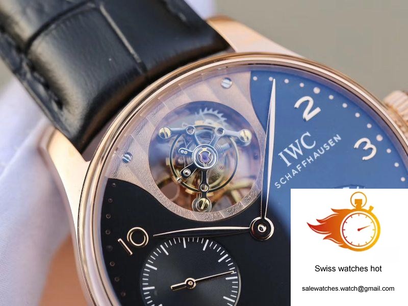 ZF Factory IWC Portuguese Tourbillon IW504210 18K Rose Gold Black Dial 4 ZF Factory IWC Portuguese Tourbillon IW504210 18K Rose Gold Black Dial 4
