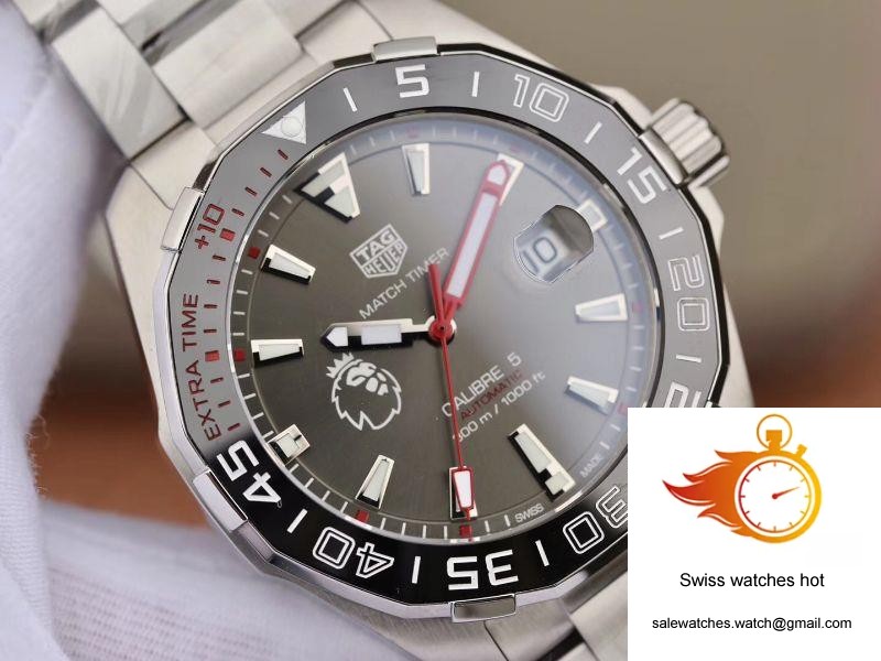 Tag Heuer Aquaracer Calibre 5 English Premier League Limited WAY201D.BA0927 Gray Dial 4 Tag Heuer Aquaracer Calibre 5 English Premier League Limited WAY201D.BA0927 Gray Dial 4