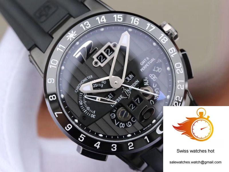 Ulysse Nardin El Toro 322-00-3 All Working GMT Calendar Grey Dial 4 Ulysse Nardin El Toro 322-00-3 All Working GMT Calendar Grey Dial 4