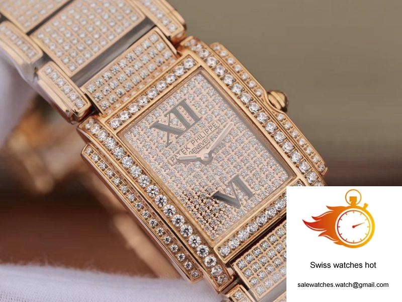 Patek Philippe Ladies Twenty-4 4908/50R-012 Rose Gold Diamond Dial 4 Patek Philippe Ladies Twenty-4 4908/50R-012 Rose Gold Diamond Dial 4