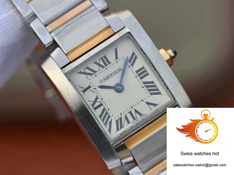Cartier Tank Francaise Ladies W51007Q4 White Dial 4 Cartier Tank Francaise Ladies W51007Q4 White Dial 4