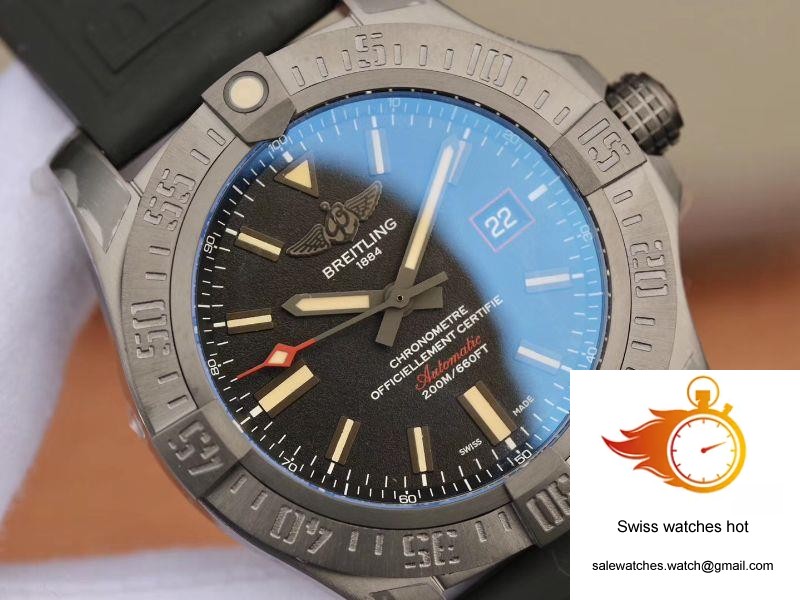 Breitling Avenger Blackbird 44mm V17311101B1W1 GF Factory V4 Black Dial 4 Breitling Avenger Blackbird 44mm V17311101B1W1 GF Factory V4 Black Dial 4