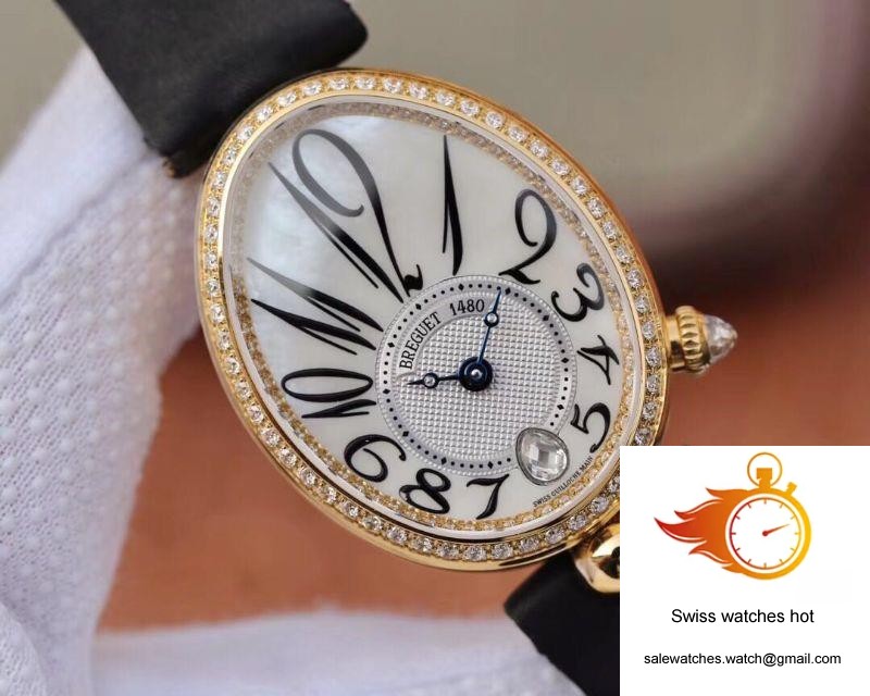 Breguet Reine De Naples 8918BA/58/864.D00D Ladies ZF Factory Yellow Gold Mother Of Pearl Dial 4 Breguet Reine De Naples 8918BA/58/864.D00D Ladies ZF Factory Yellow Gold Mother Of Pearl Dial 4