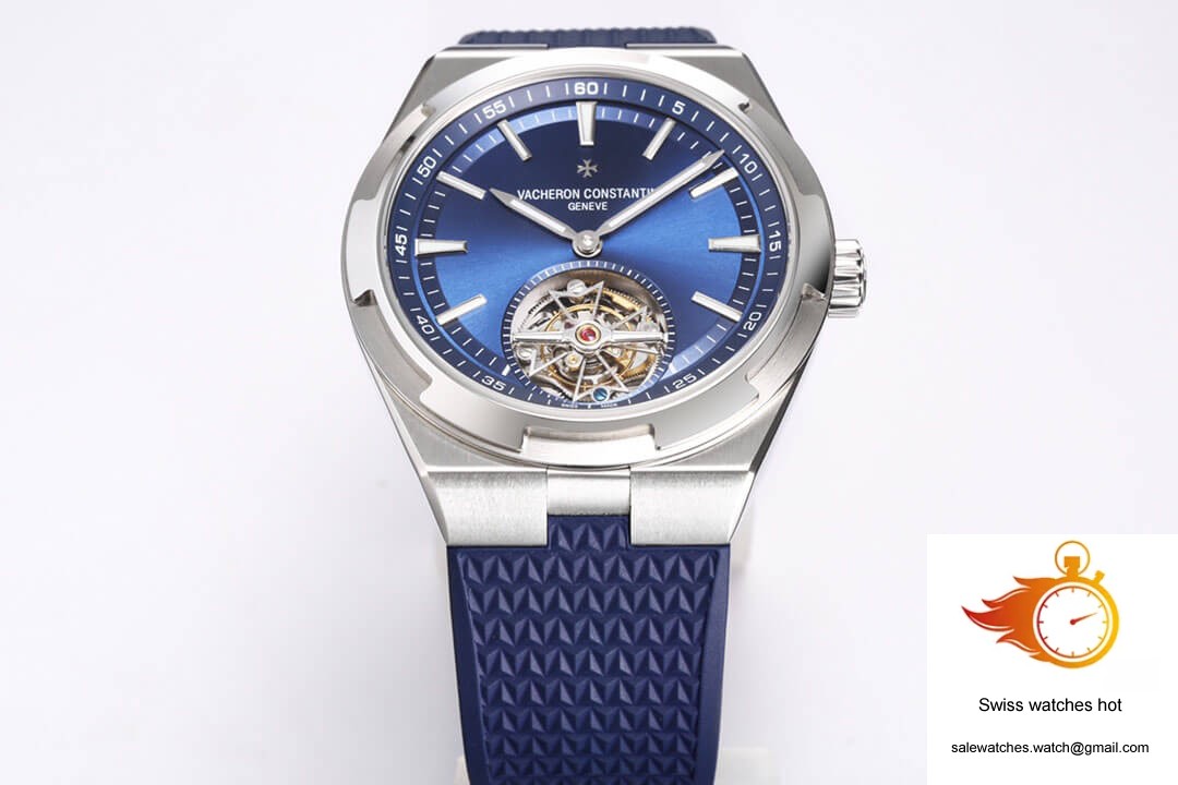 Vacheron Constantin Overseas Tourbillon 6000V/110A-B544 BBR Factory Blue Rubber Strap 4 Vacheron Constantin Overseas Tourbillon 6000V/110A-B544 BBR Factory Blue Rubber Strap 4