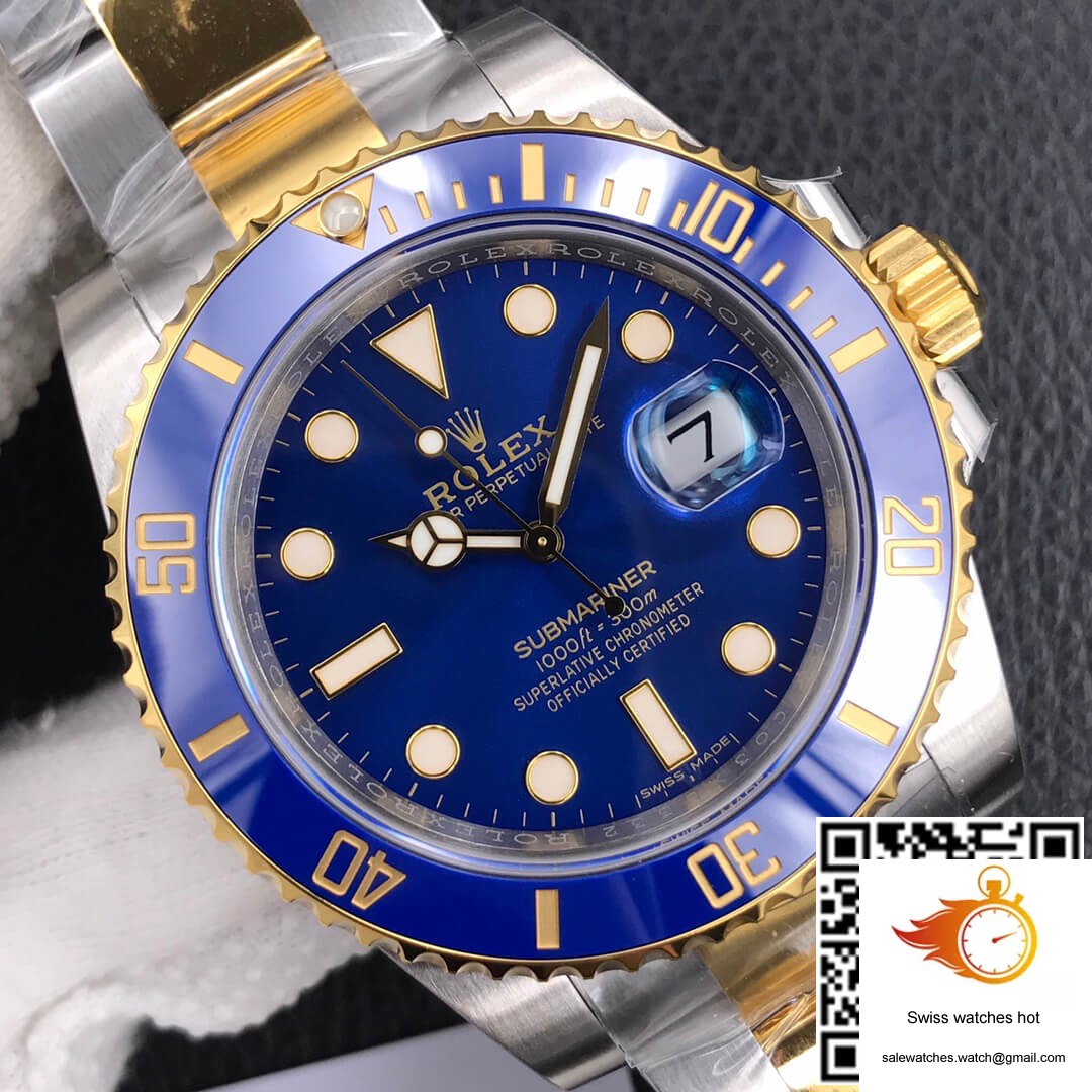 Rolex Submariner 116613LB-97203 VS Factory Blue Ceramic Bezel 4 Rolex Submariner 116613LB-97203 VS Factory Blue Ceramic Bezel 4