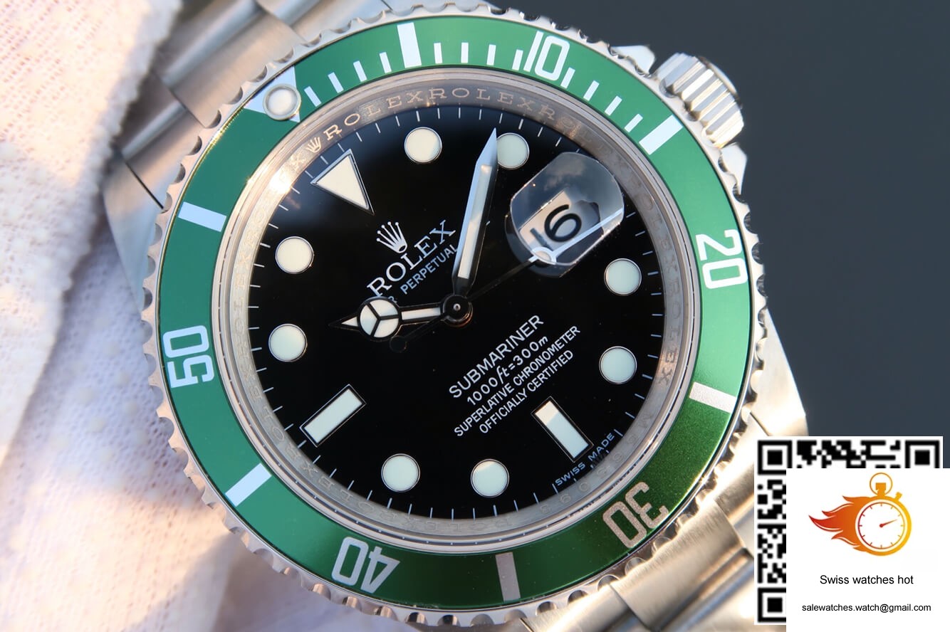 Rolex Submariner 16610LV-93250 JF Factory Green Bezel 4 Rolex Submariner 16610LV-93250 JF Factory Green Bezel 4