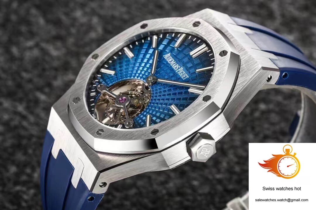 Audemars Piguet Royal Oak Tourbillon R8 Factory V3 Blue Strap 4 Audemars Piguet Royal Oak Tourbillon R8 Factory V3 Blue Strap 4
