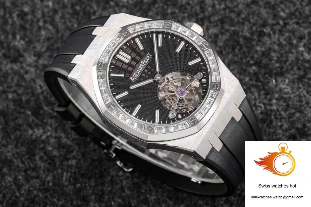 Audemars Piguet Royal Oak Tourbillon R8 Factory V3 Black Rubber Strap 4 Audemars Piguet Royal Oak Tourbillon R8 Factory V3 Black Rubber Strap 4