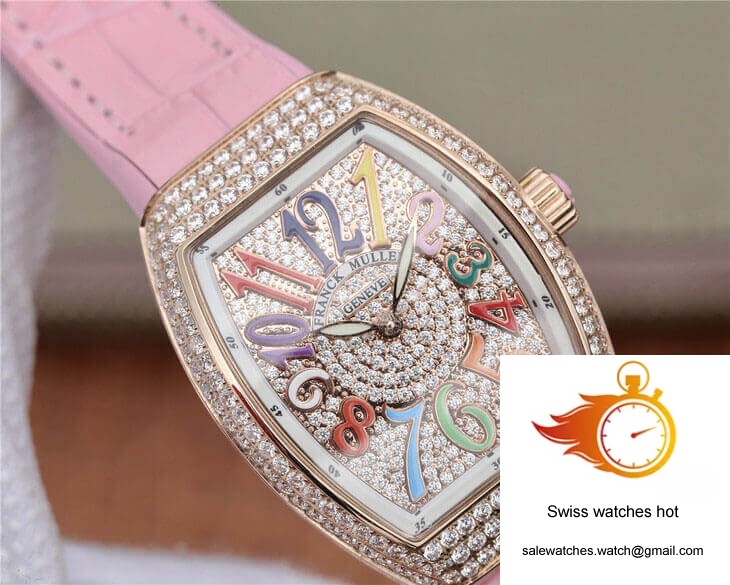 Franck Muller Vanguard Ladies ABF Factory Rose Gold Diamond-set Dial 4 Franck Muller Vanguard Ladies ABF Factory Rose Gold Diamond-set Dial 4