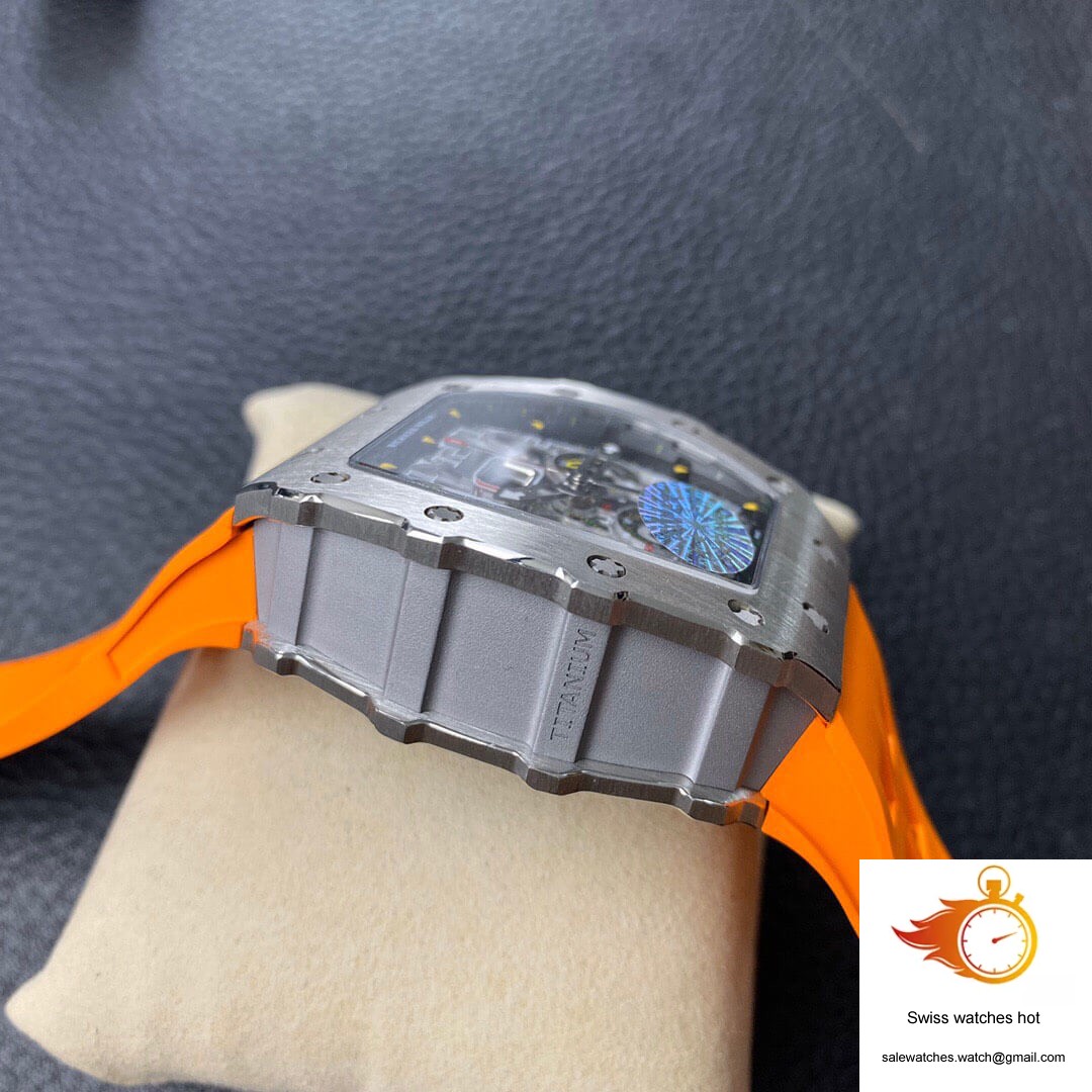 Richard Mille RM11-03 KV Factory Orange Rubber Strap 4 Richard Mille RM11-03 KV Factory Orange Rubber Strap 4