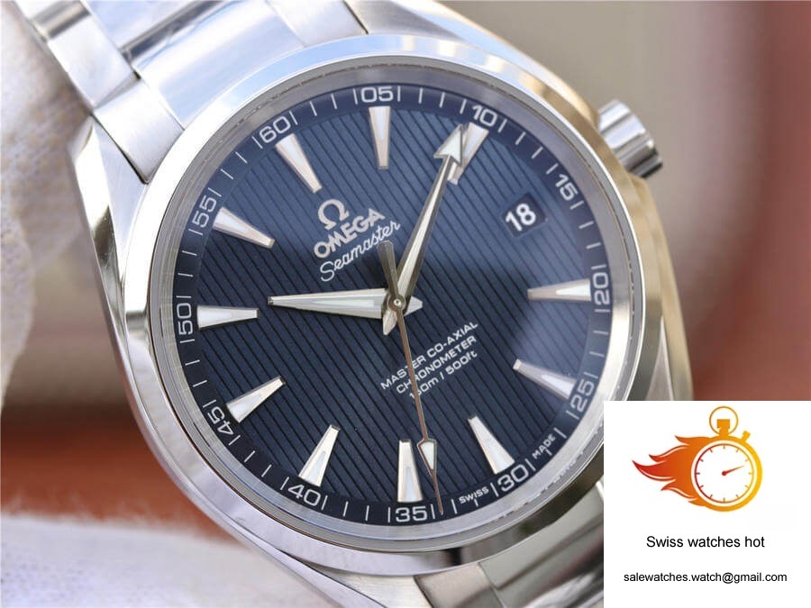Omega Seamaster 231.10.42.21.03.001 VS Factory Blue Dial 4 Omega Seamaster 231.10.42.21.03.001 VS Factory Blue Dial 4