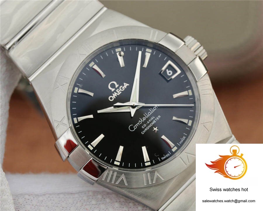 Omega Constellation 123.10.38.21.01.001 VS Factory Black Dial 4 Omega Constellation 123.10.38.21.01.001 VS Factory Black Dial 4