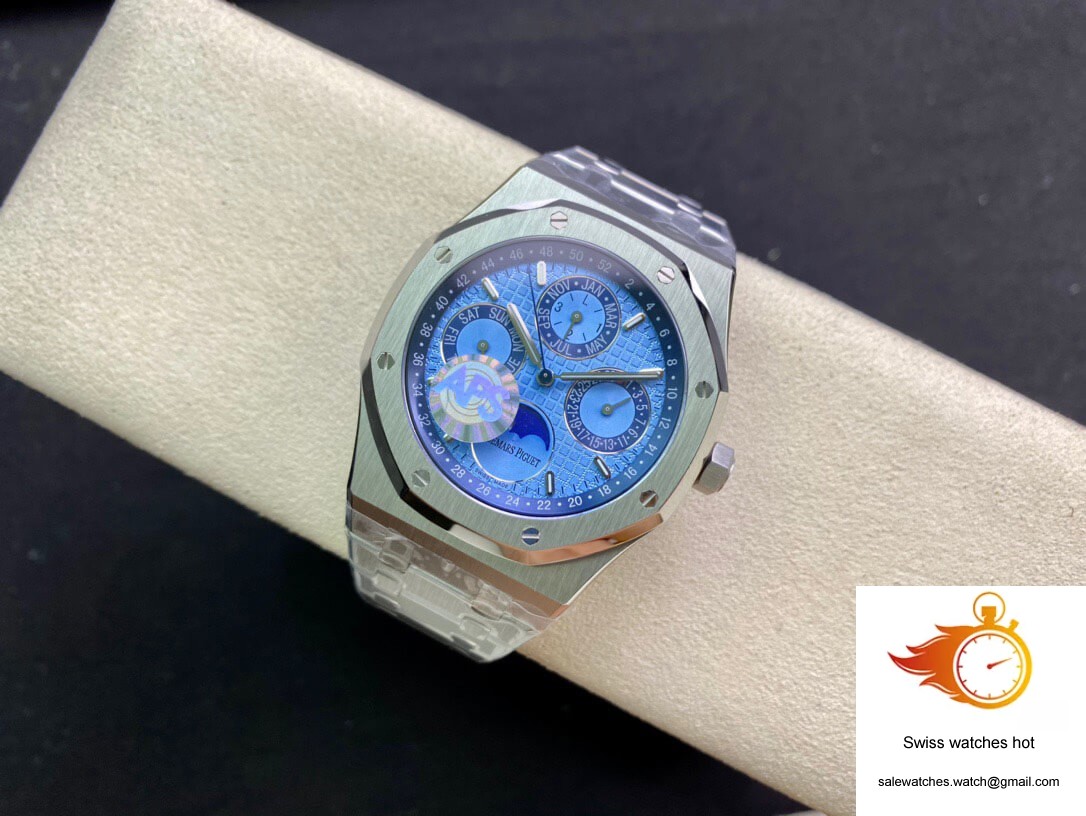 Audemars Piguet Royal Oak 26574PT.OO.1220PT.01 APS Factory Blue Dial 4 Audemars Piguet Royal Oak 26574PT.OO.1220PT.01 APS Factory Blue Dial 4