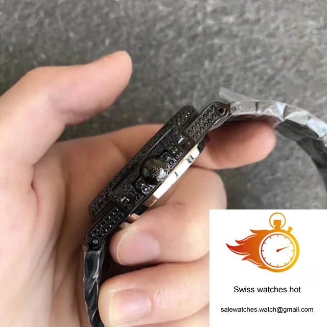 Patek Philippe Nautilus 5719/10G-010 PPF Factory Full Diamond Black Dial 4 Patek Philippe Nautilus 5719/10G-010 PPF Factory Full Diamond Black Dial 4