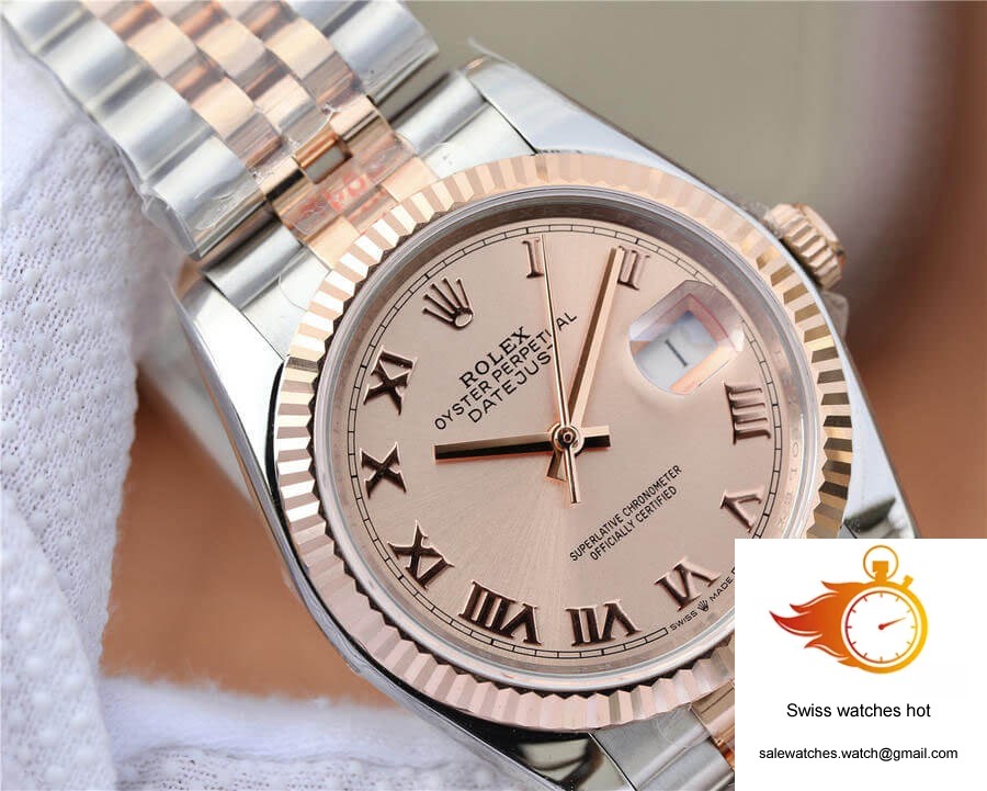 Rolex Datejust 116231 36MM GM Factory Pink Dial 4 Rolex Datejust 116231 36MM GM Factory Pink Dial 4