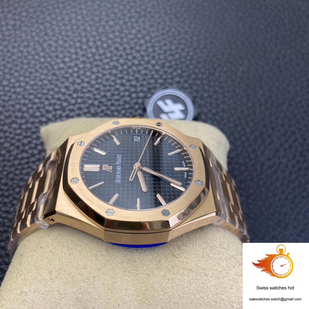 Audemars Piguet Royal Oak 15500OR.OO.1220OR.01 ZF Factory Rose Gold Version Black Dial 4 Audemars Piguet Royal Oak 15500OR.OO.1220OR.01 ZF Factory Rose Gold Version Black Dial 4