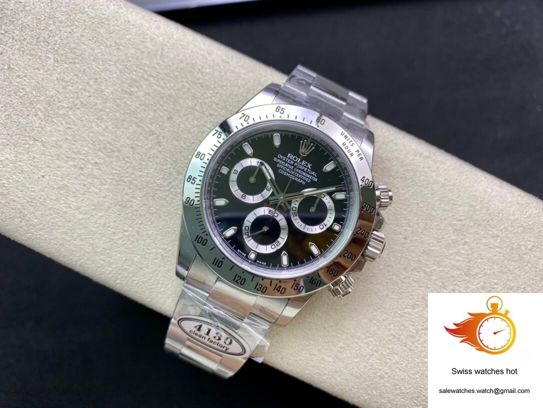 Rolex Cosmograph Daytona 116520 Clean Factory Stainless Steel Bezel 4 Rolex Cosmograph Daytona 116520 Clean Factory Stainless Steel Bezel 4