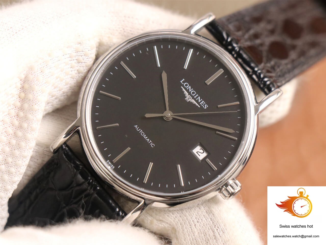 Longines Presence L4.921.4.52.2 KY factory Black Dial 4 Longines Presence L4.921.4.52.2 KY factory Black Dial 4
