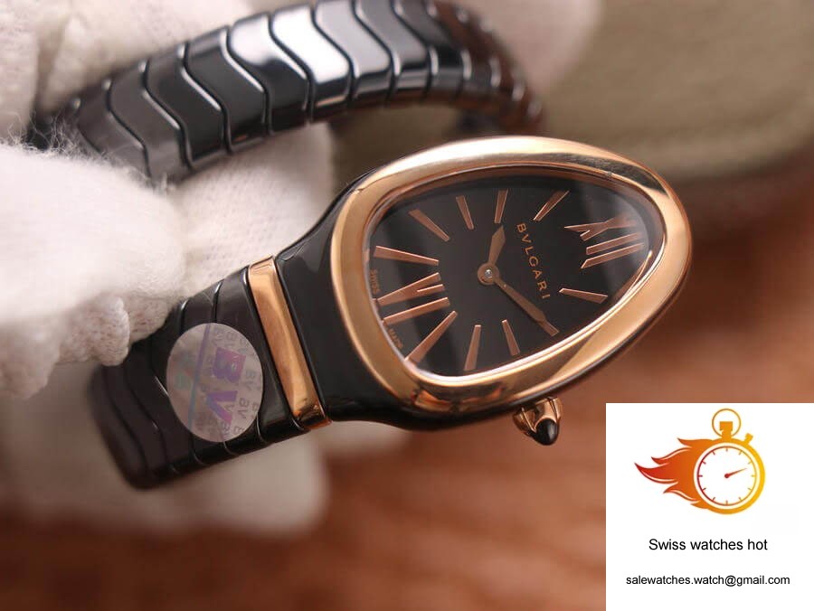 Bvlgari Serpenti 102735 BV Factory Rose Gold Black Dial 4 Bvlgari Serpenti 102735 BV Factory Rose Gold Black Dial 4