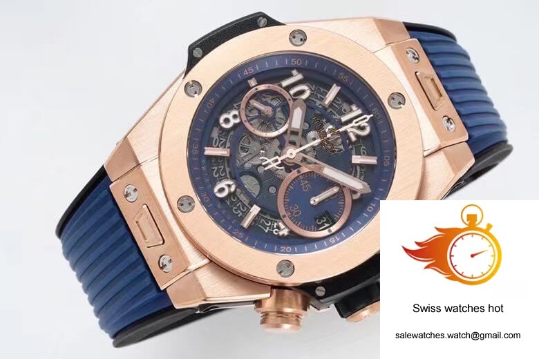 Hublot Big Bang 421.OX.5180.RX ZF Factory Rose Gold Blue Dial 4 Hublot Big Bang 421.OX.5180.RX ZF Factory Rose Gold Blue Dial 4