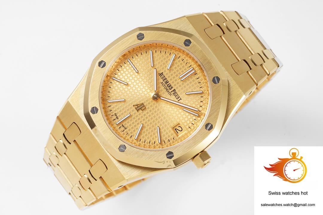 Audemars Piguet Royal Oak 15202BA.OO.1240BA.02 KZ Factory Gold Dial 4 Audemars Piguet Royal Oak 15202BA.OO.1240BA.02 KZ Factory Gold Dial 4