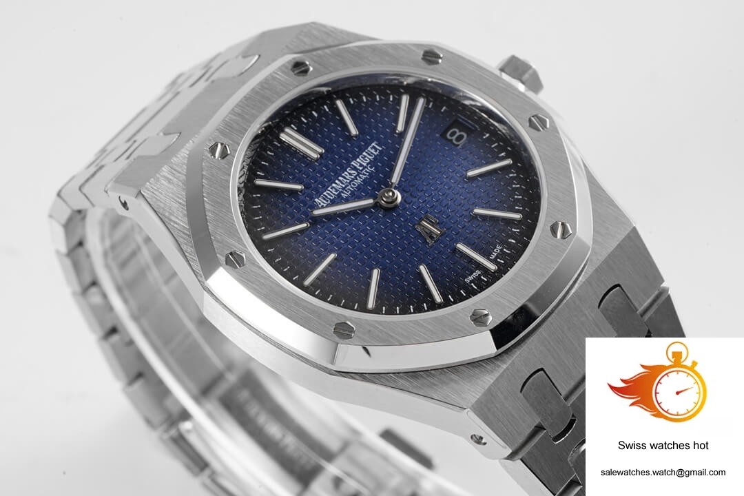 Audemars Piguet Royal Oak 15202IP.OO.1240IP.01 KZ Factory Smoky Blue Dial 4 Audemars Piguet Royal Oak 15202IP.OO.1240IP.01 KZ Factory Smoky Blue Dial 4