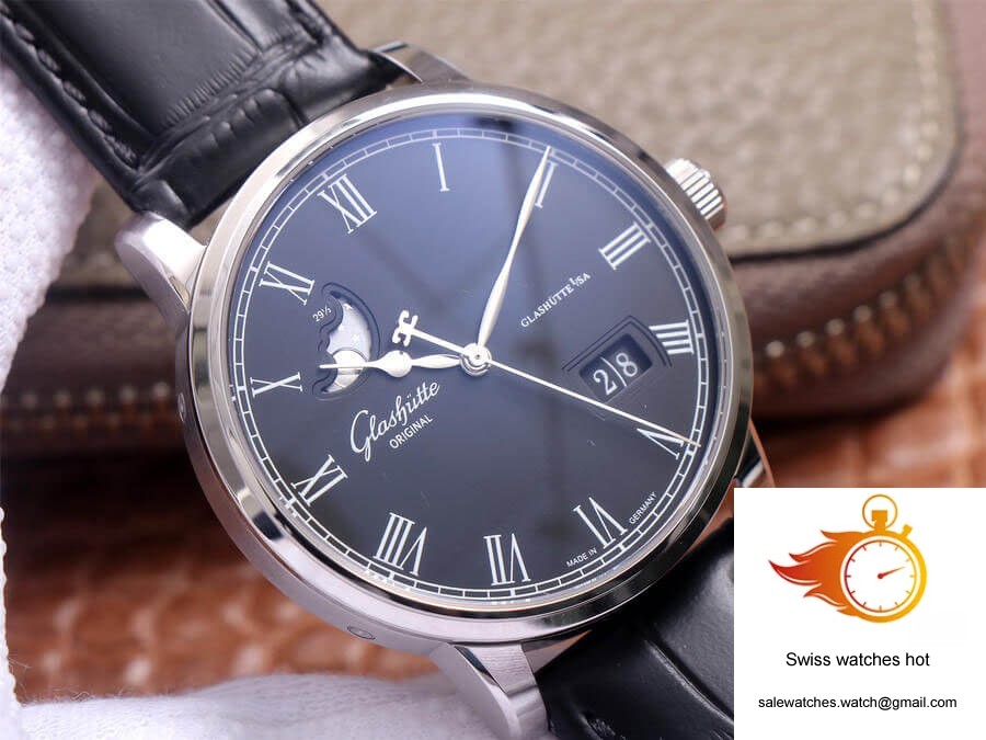 Glashutte Senator Excellence Large Calendar Moon Phase 1-36-04 V9 Factory Blue Dial 4 Glashutte Senator Excellence Large Calendar Moon Phase 1-36-04 V9 Factory Blue Dial 4