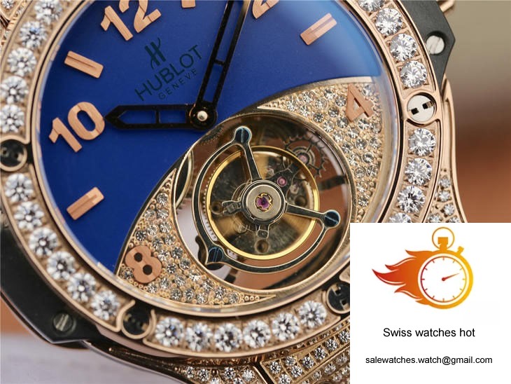 Hublot Big Bang Tourbillon Rose Gold Diamond Dial 4 Hublot Big Bang Tourbillon Rose Gold Diamond Dial 4