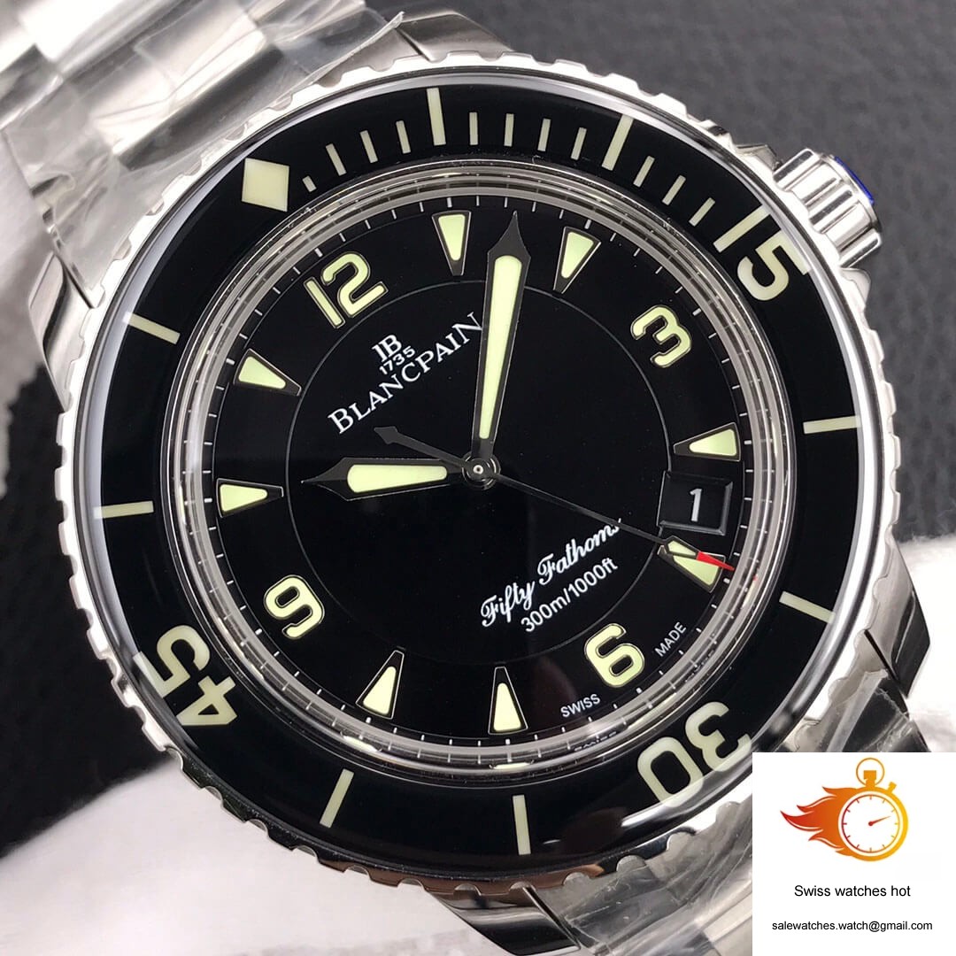 Blancpain Fifty Fathoms 5015 ZF Factory Stainless Steel Black Dial 4 Blancpain Fifty Fathoms 5015 ZF Factory Stainless Steel Black Dial 4