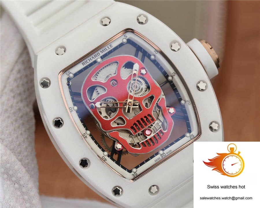 Richard Mille RM52-01 KV Factory Red Skull Dial 4 Richard Mille RM52-01 KV Factory Red Skull Dial 4