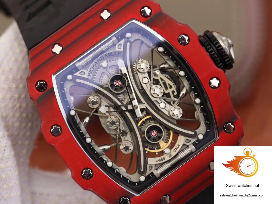 Richard Mille RM53-01 KV Factory TPT Carbon Fiber Black Strap 4 Richard Mille RM53-01 KV Factory TPT Carbon Fiber Black Strap 4