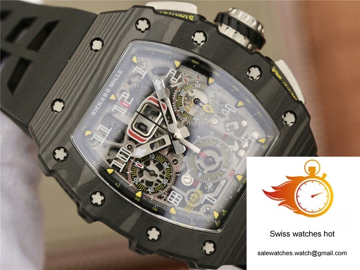 Richard Mille RM11-03 KV Factory Black Carbon Fiber Case 4 Richard Mille RM11-03 KV Factory Black Carbon Fiber Case 4